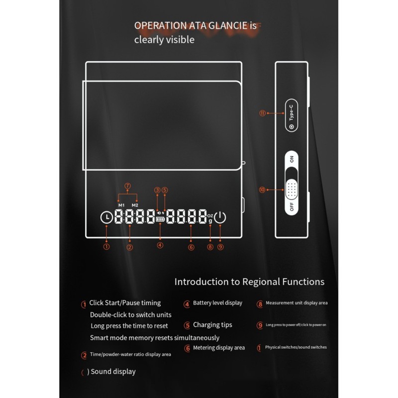 ABMR-เครื่องชั่งกาแฟ 0.1G เครื - Scale Drip Timer บทวิจารณ์และราคา