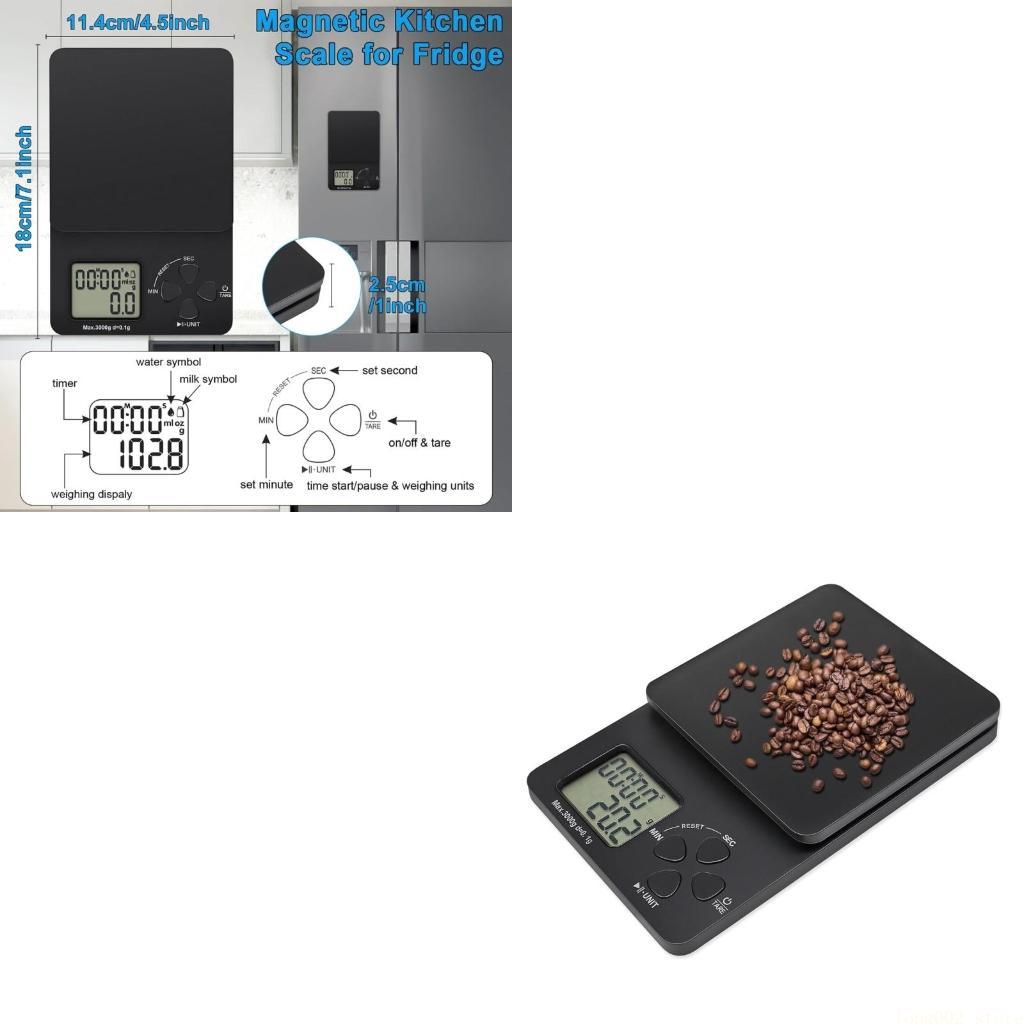 D0AB เครื่องชั่งกาแฟพร้อมตัวจั - Scale Drip Timer บทวิจารณ์และราคา