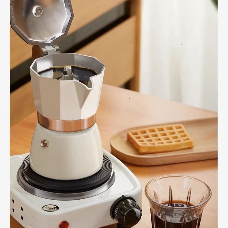 หม้อโมก้าพ็อตแบบก้นกลม วาล์วเด - Coffee Equipment Usa บทวิจารณ์และราคา
